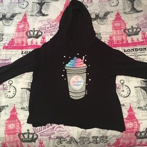 Justice unicorn Frappuccino hoodie